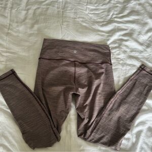 Wunder Under High Rise Legging - Heathered Mauve